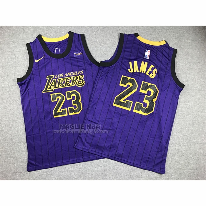 Maglia
 LeBron James NO 23 Bambino
 Los Angeles Lakers Citta
 2019-20 Viola
